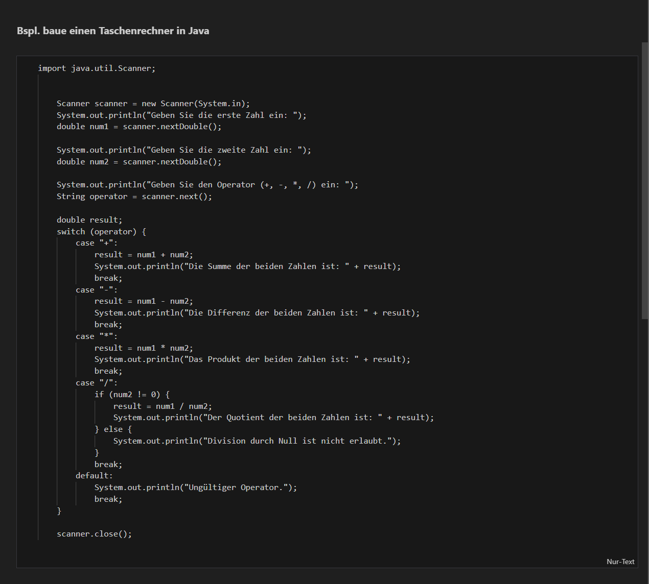 Java Code in Jupyter Notebook