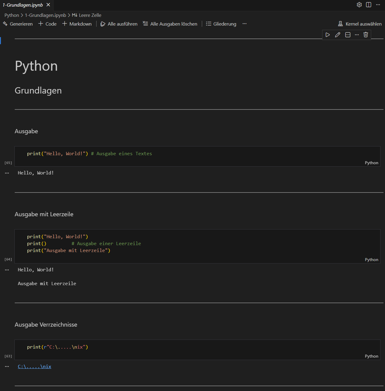 Python Projekt 1